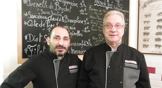 Richard Nicozia (patate) Et Eric Maitre (tonton) Photo Christel Reynaud