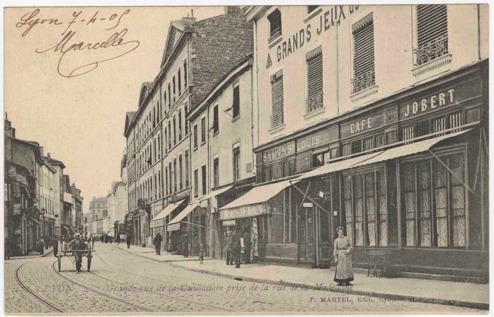 Grande Rue De La Guillotiere Vers 1904 Archives Municipales De Lyon 4fi 79