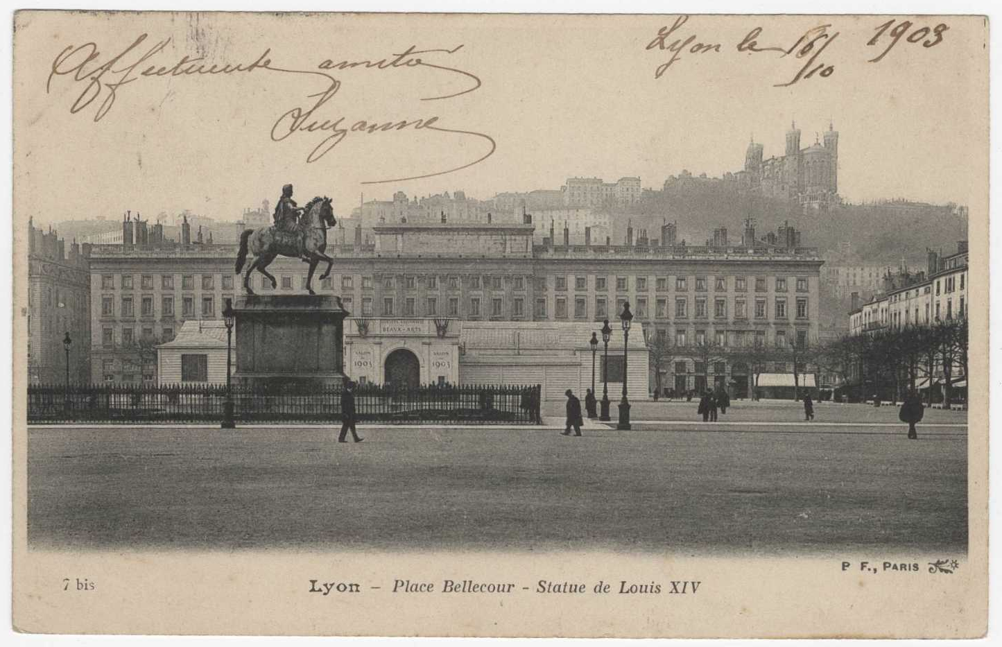 La Place Bellecour Vers 1903