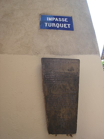 Impasse Turquet, du nom du premier commerçant de soie